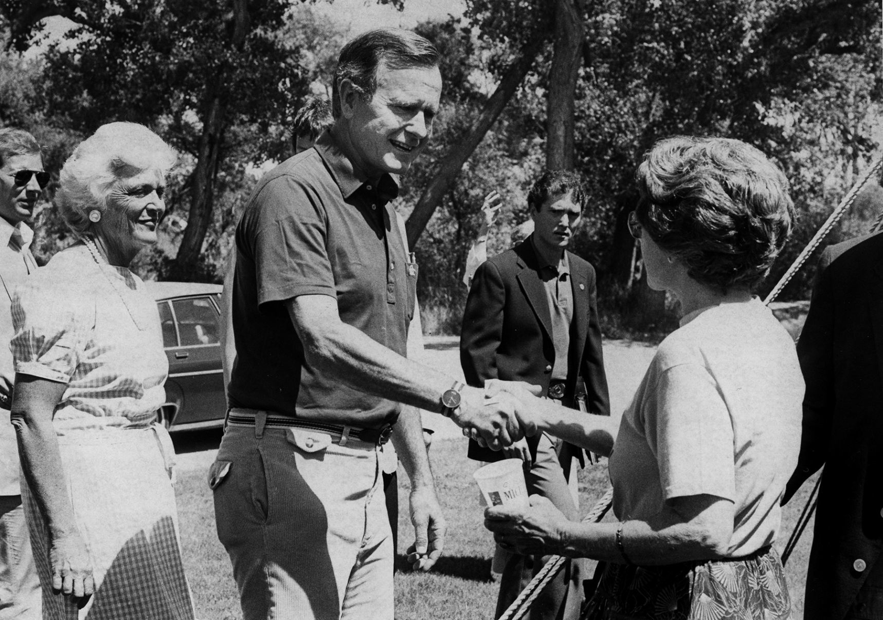 George Bush in Casper
